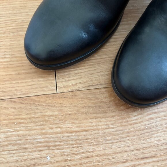 Frye Meghan Leather Heeled Ankle Booties Black Women’s Size 7 B - Picture 6 of 12